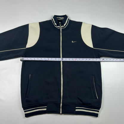 L - 1990's Nike Navy Zip-Up Track Jacket