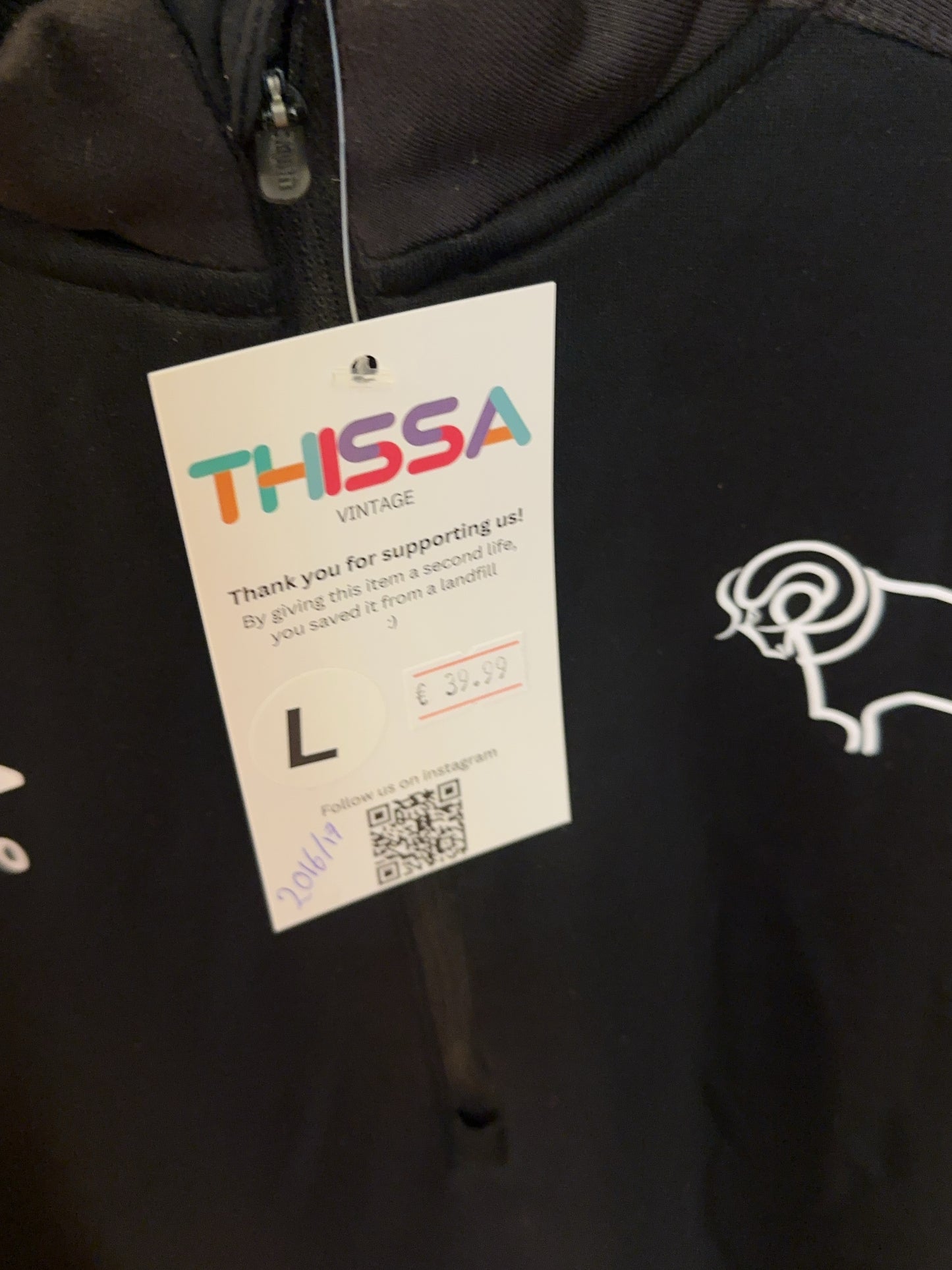 2022-2023 Derby County Umbro Football Jacket - L