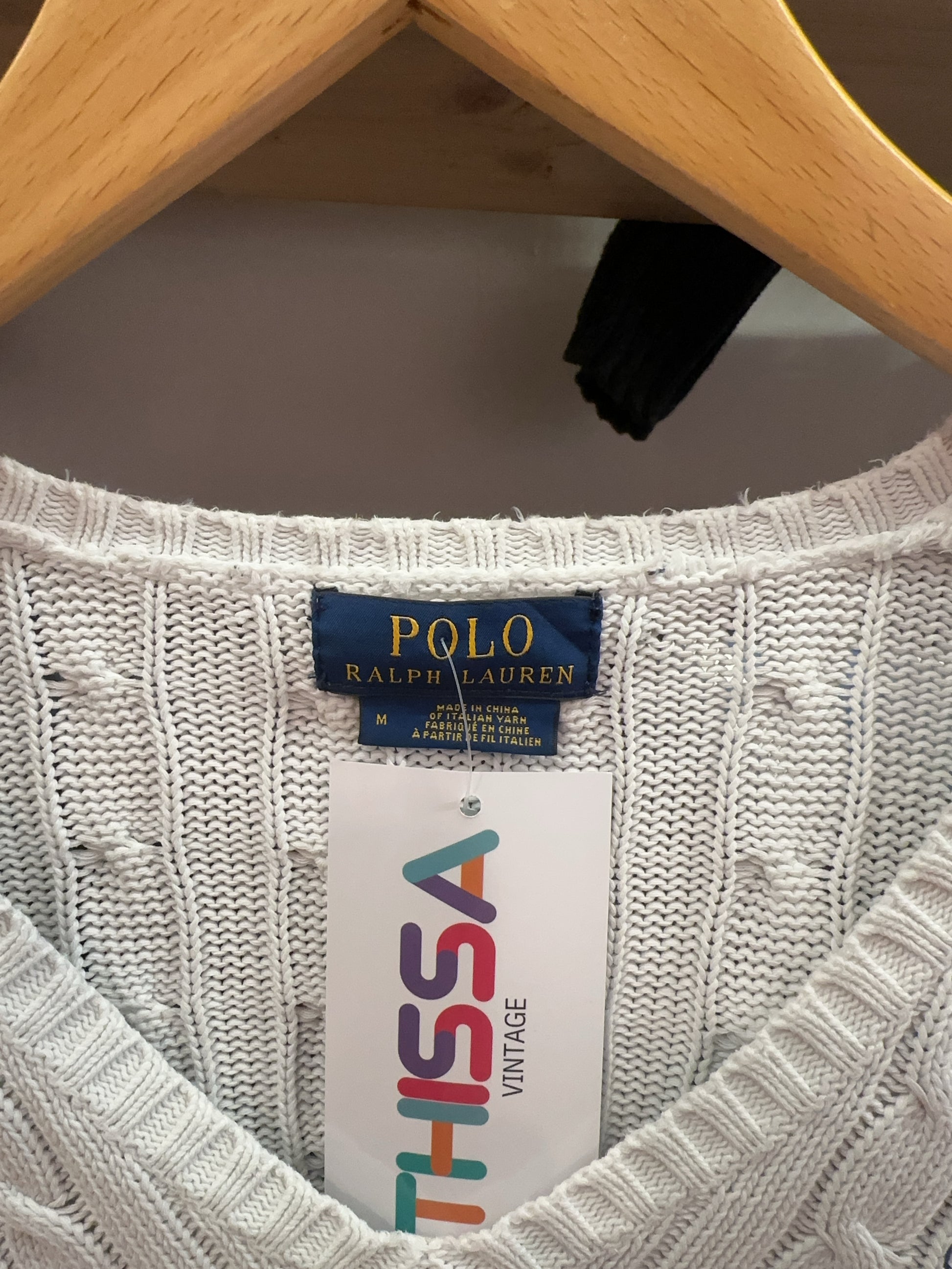 Ralph Lauren Cable Knit - M