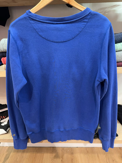 Nike Sportswear Blue Logo Crewneck Sweatshirt - S