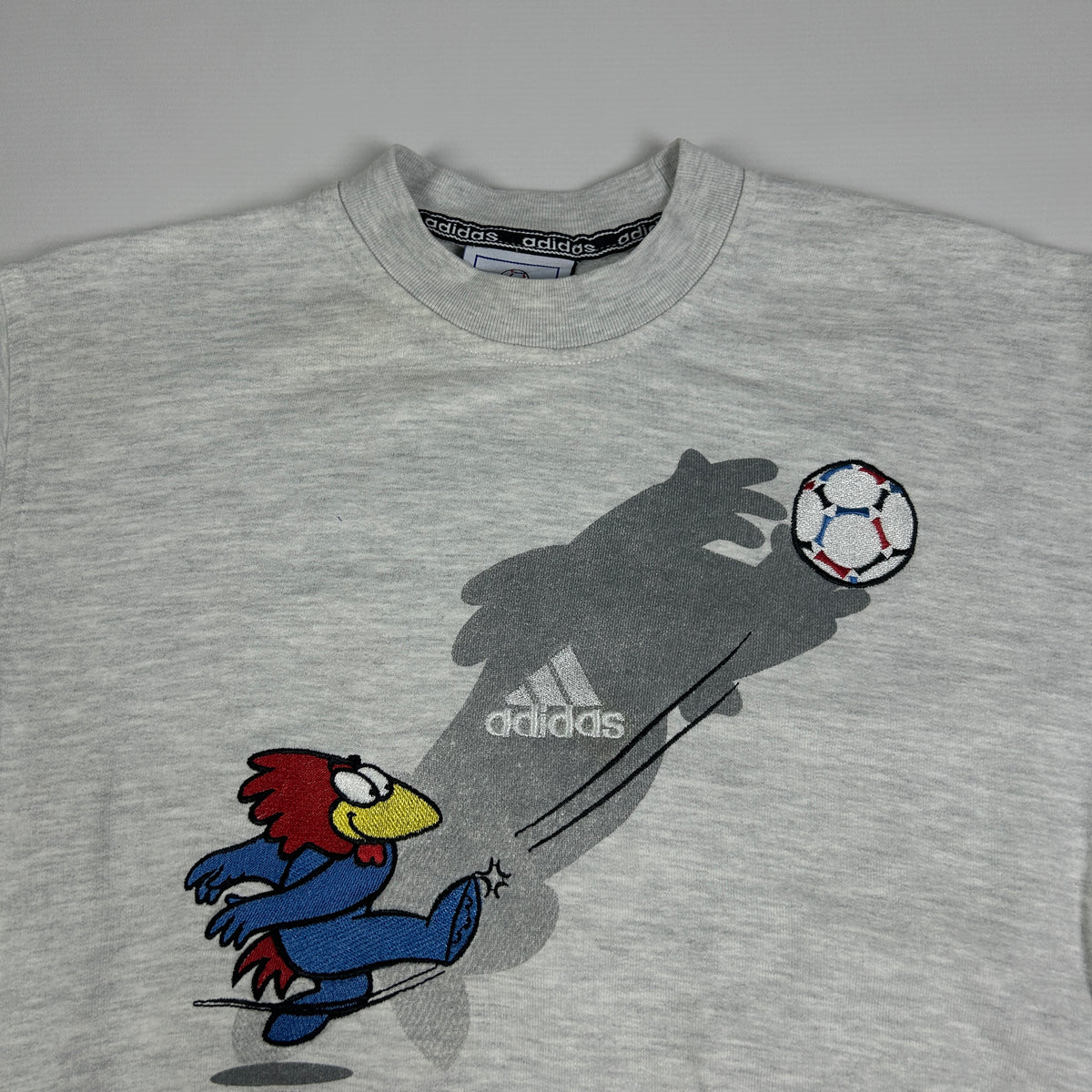 XXS - France 1998 Adidas Coupe du Monde Gray Sweatshirt