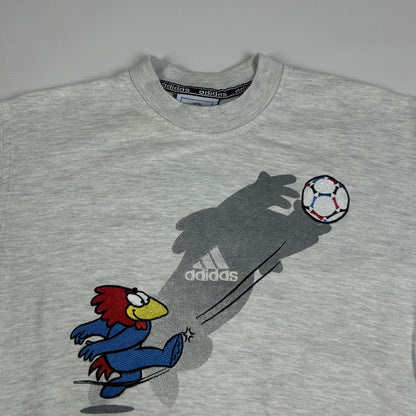 XXS - France 1998 Adidas Coupe du Monde Gray Sweatshirt