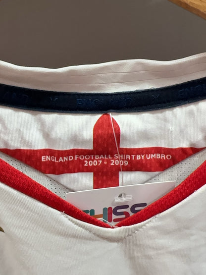 Umbro England 2007-2009 Home Football Shirt