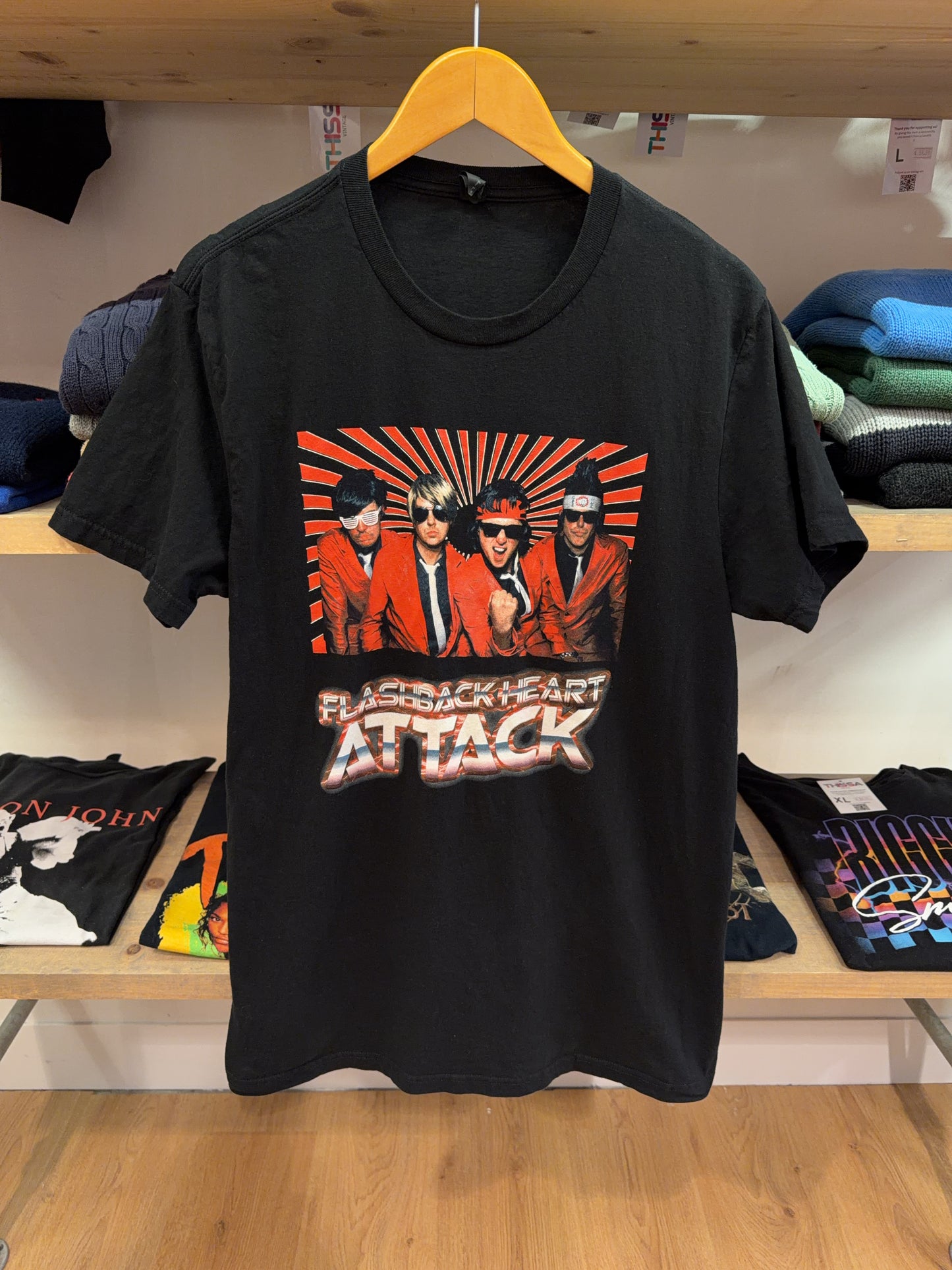 Flasback Heart Attack Vintage T-shirt (L)