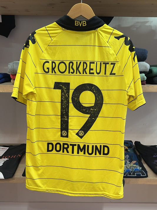 2010-2011 Borussia Dortmund Großkreuz Kappa Home Football Shirt 19 - M