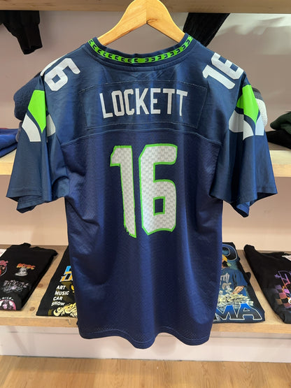 M - 2012 Seattle Seahawks NFL Home Football Shirt Lockett #16