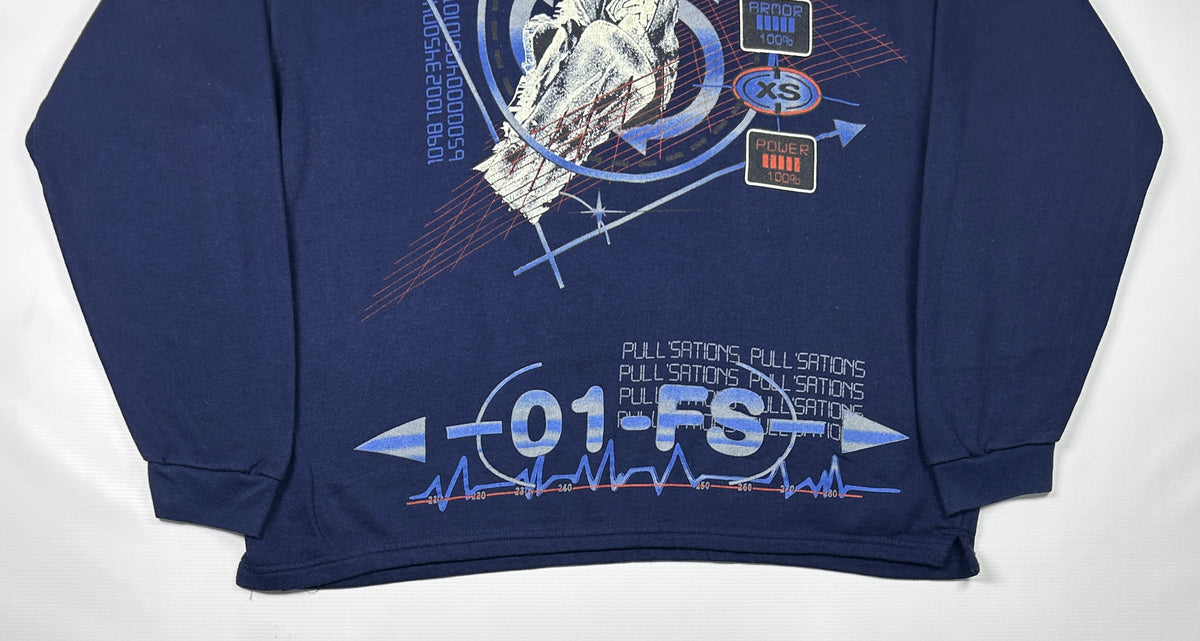 L - Vintage 2000's 01-FS Graphic Crewneck Sweatshirt