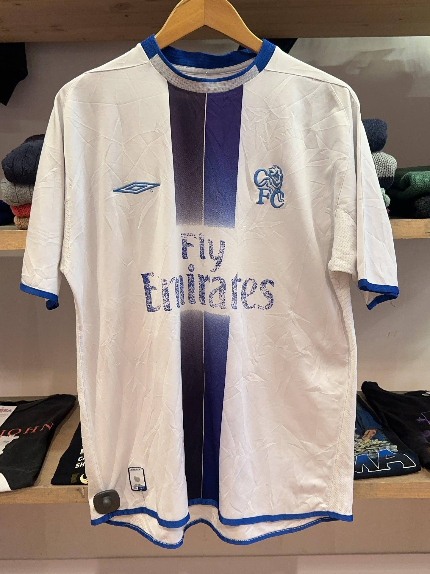 2003-2005 Chelsea FC Umbro Away Football Shirt - L