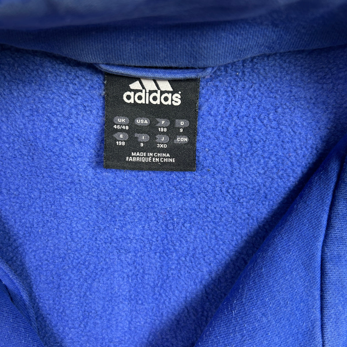 XL -Vintage 2000's Adidas Blue SEAT SG Malente/DG Half-Zip Track Jacket