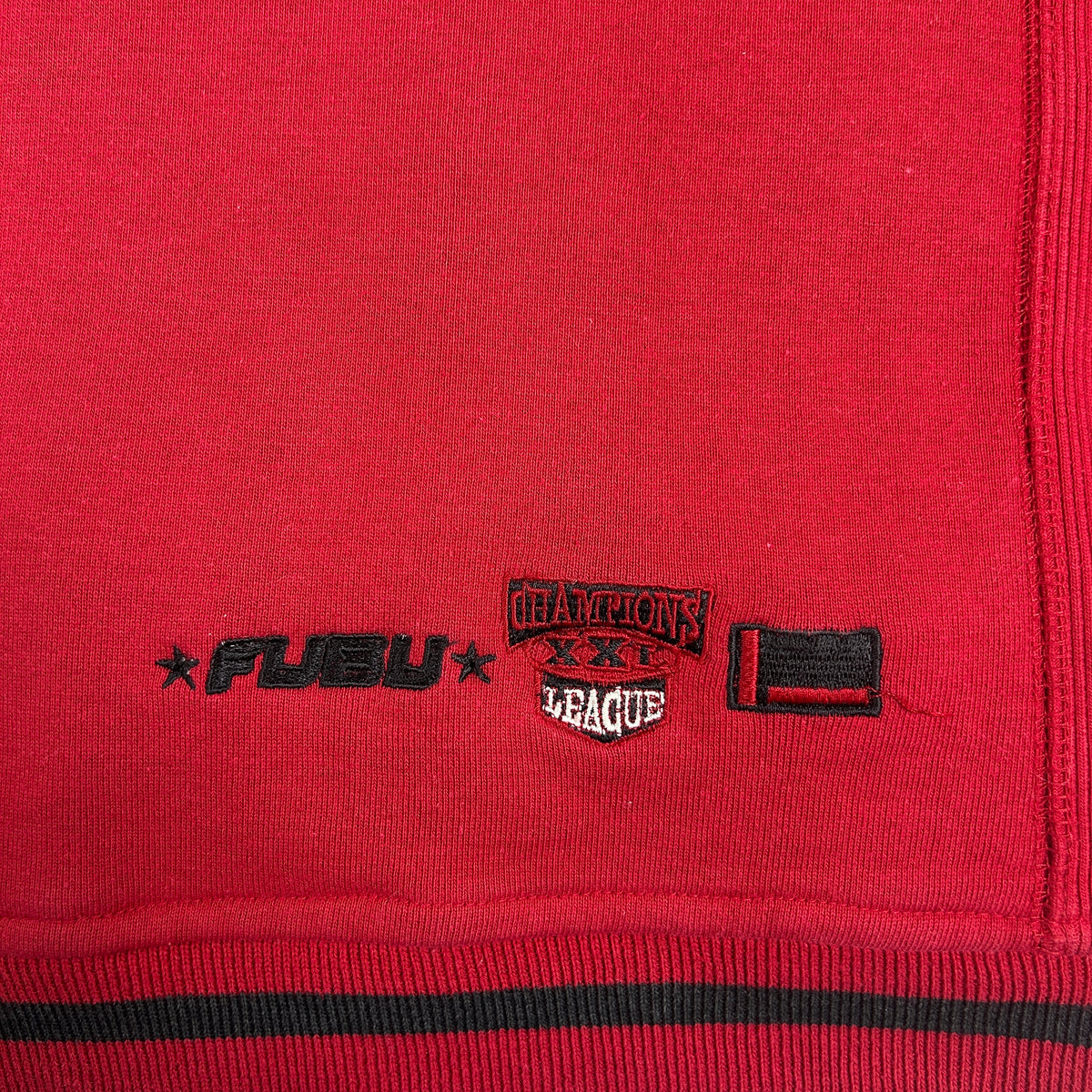 XXS - Vintage 2000's Red FUBU 05 Zip-Up Hoodie