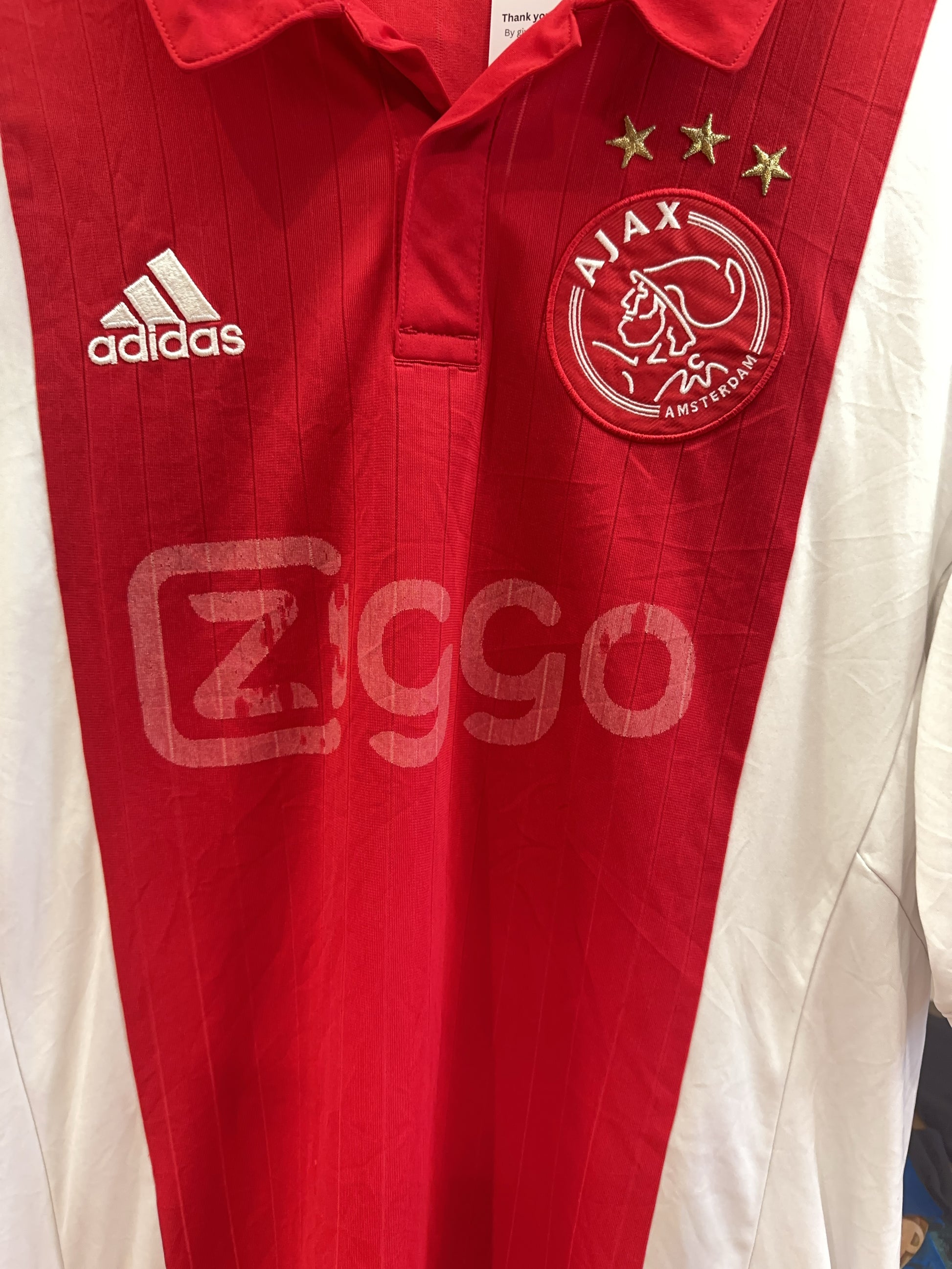2014-2015 AFC Ajax Adidas Home Football Shirt 15 - XL