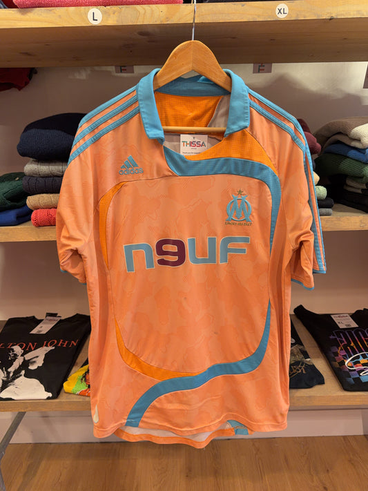 Vintage Adidas Olympique de Marseille 3rd kit 2007/2008 Football Shirt (L)