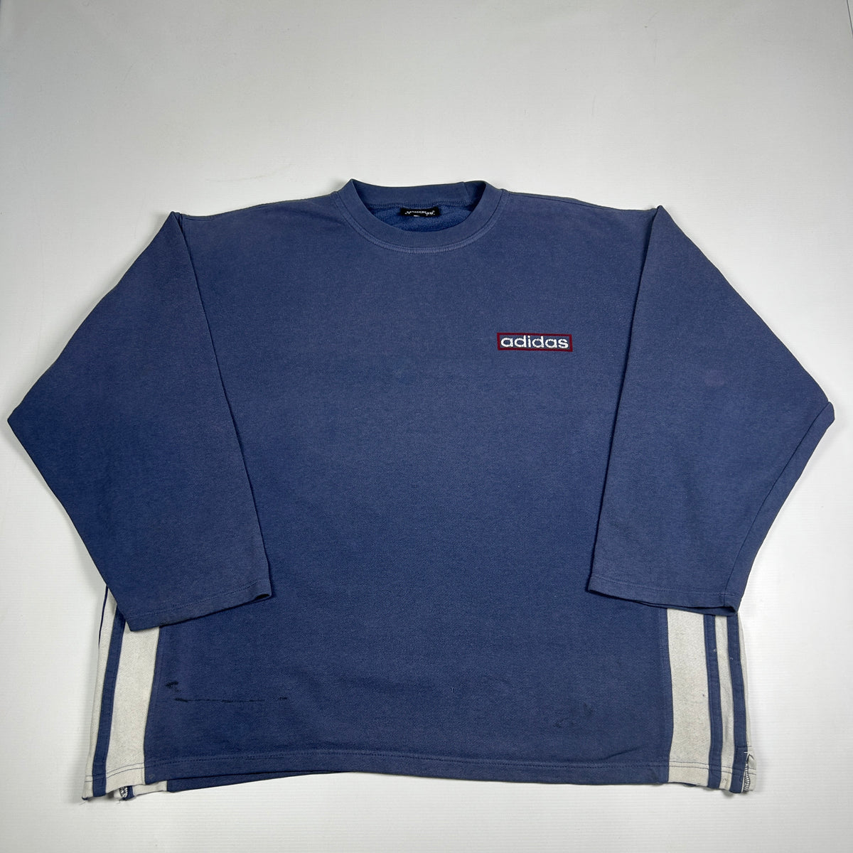 XXL - Vintage 1990's Adidas Brand with the three stripes Sweatshirt