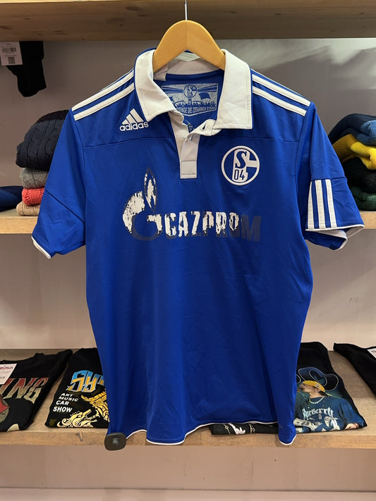 2010-2012 FC Schalke 04 Adidas Home Football Shirt 9 - XS