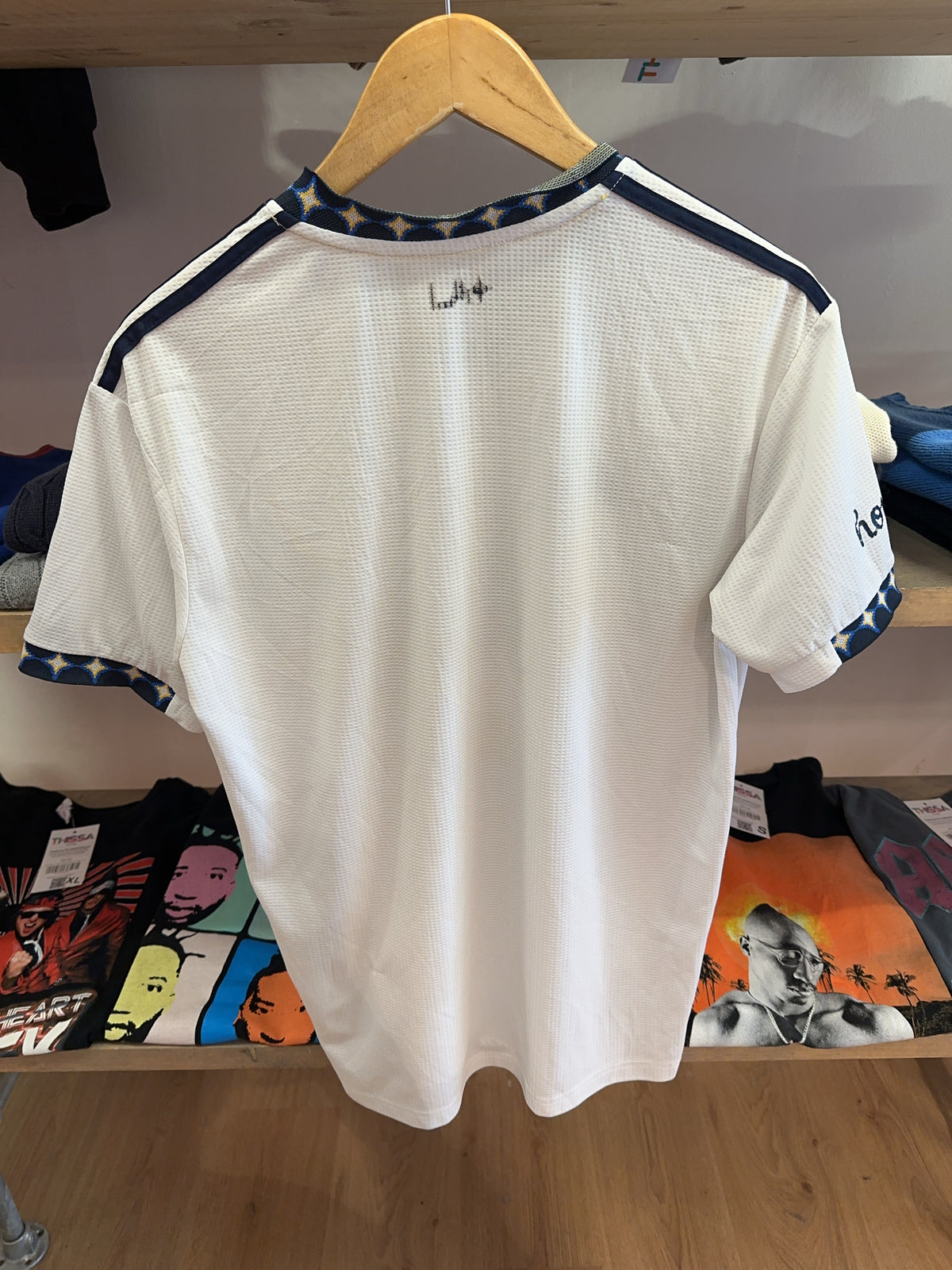L - 2022-2023 LA Galaxy Adidas Home Football Shirt
