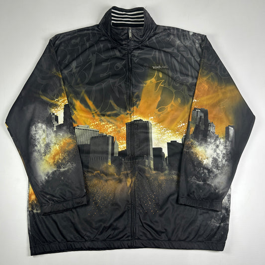 3XL - Vintage 2000's Ecko Unltd Cityscape Windbreaker Jacket