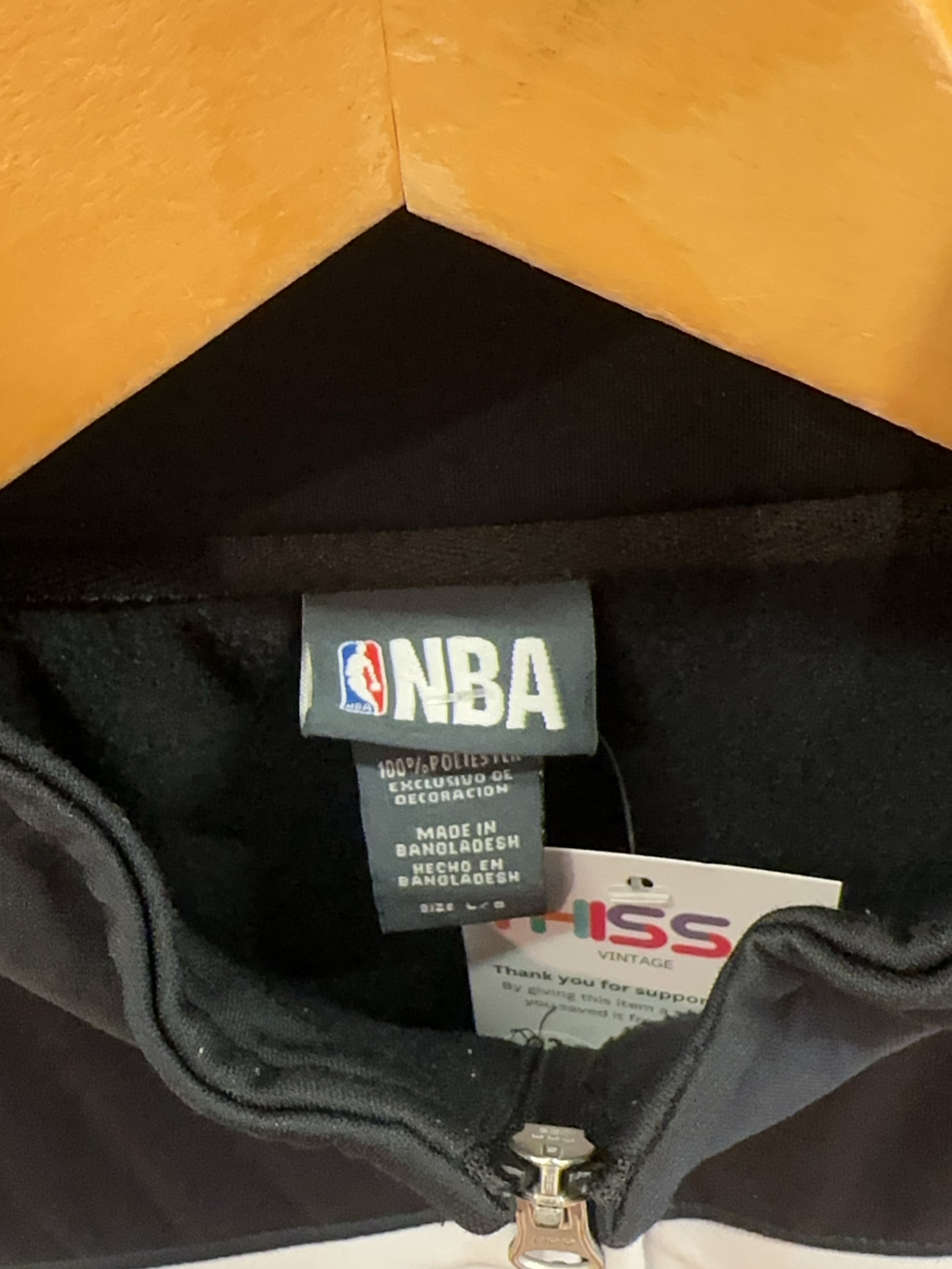 L - Vintage San Antonio Spurs NBA team tracksuit jacket