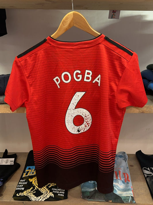 XS - 2018-2019 Manchester United Adidas Home Football Shirt Paul Pogba 6