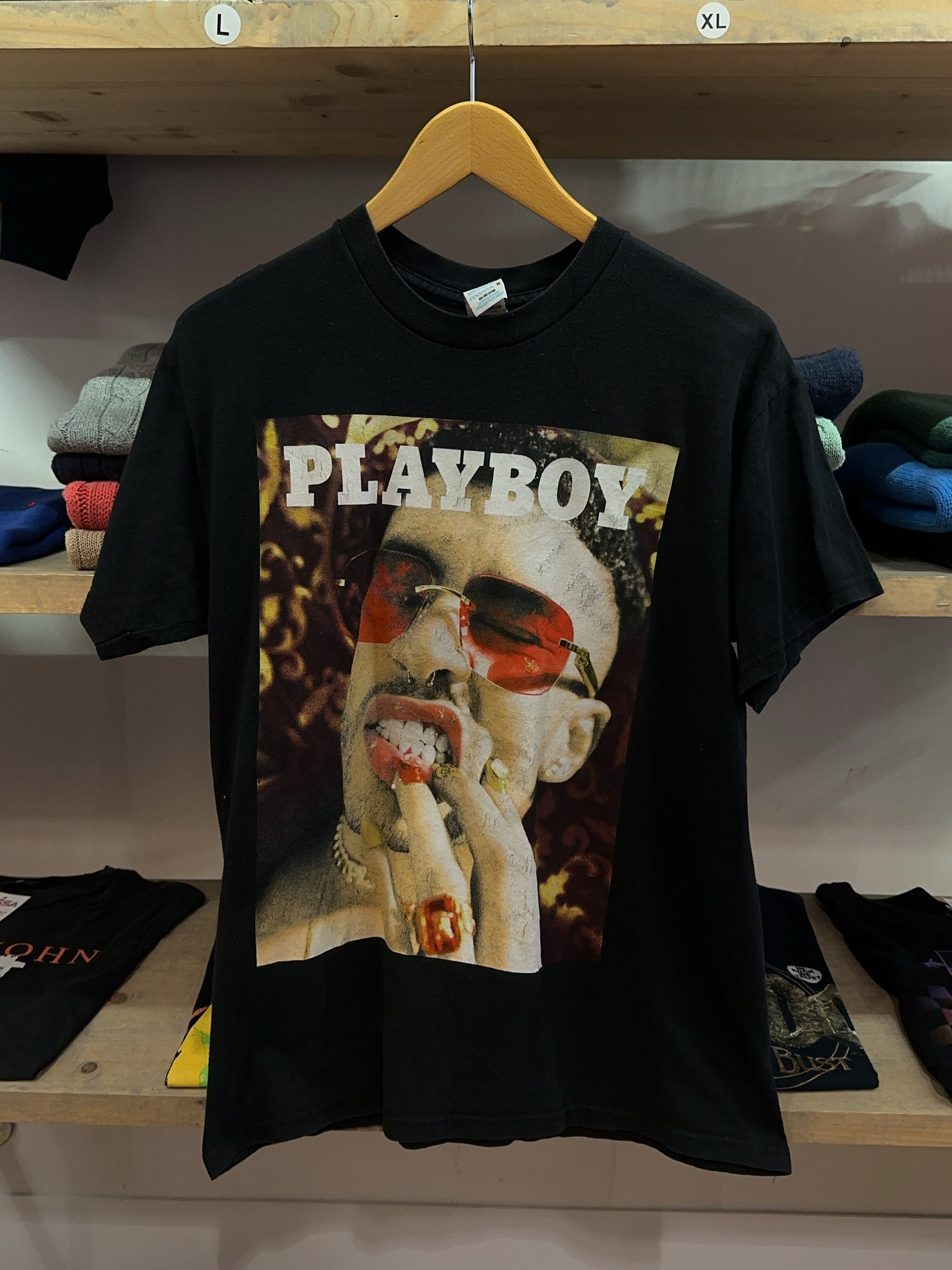 Bad Bunny Playboy Band T-shirt - M