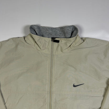 XXL - Vintage 1990's Nike Embroidered Vintage Fleece Lined Jacket