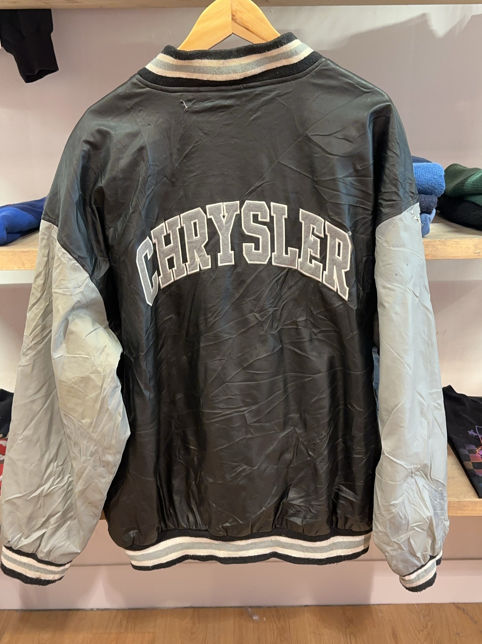 XL - Vintage 2000's Chrysler Logo Varsity Jacket