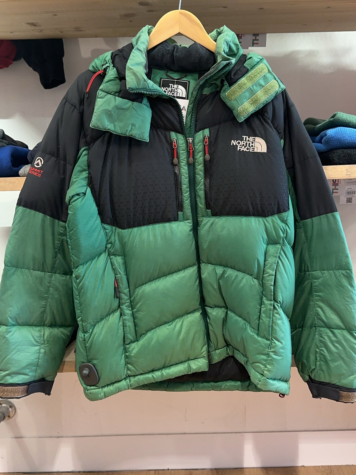 M - The North Face Green Summit Series 800 Puffer Jacket