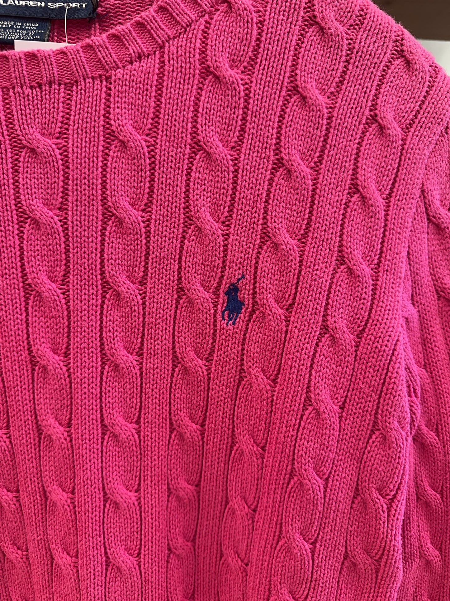 Ralph Lauren Cable Knit - L