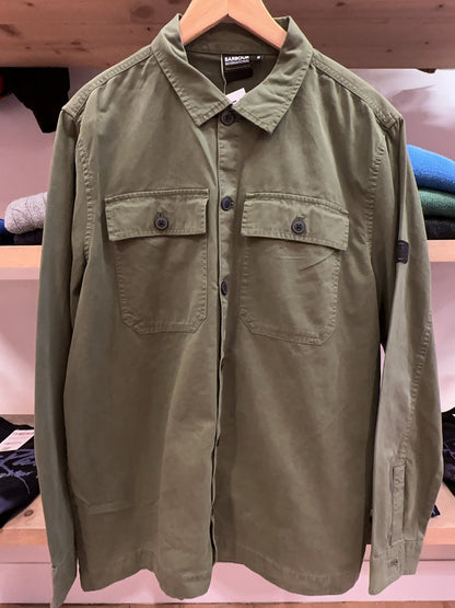 M - Barbour International Olive Overshirt Jacket