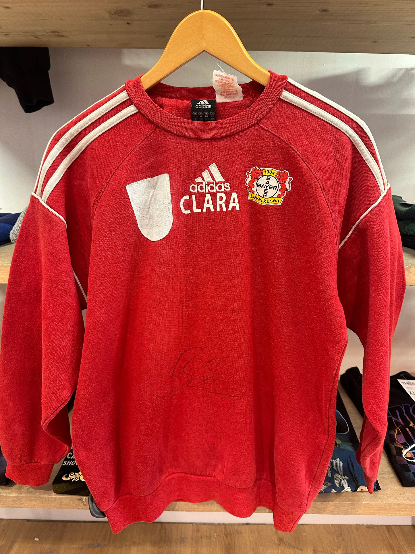 XL - Vintage 1990's Bayer 04 Leverkusen Adidas Sweatshirt