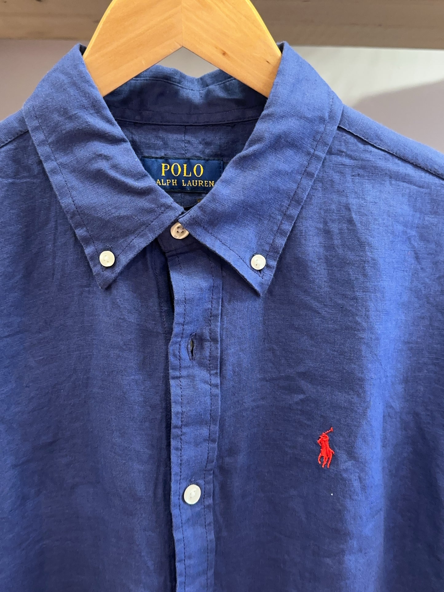 L - Ralph Lauren Linnen Shirt