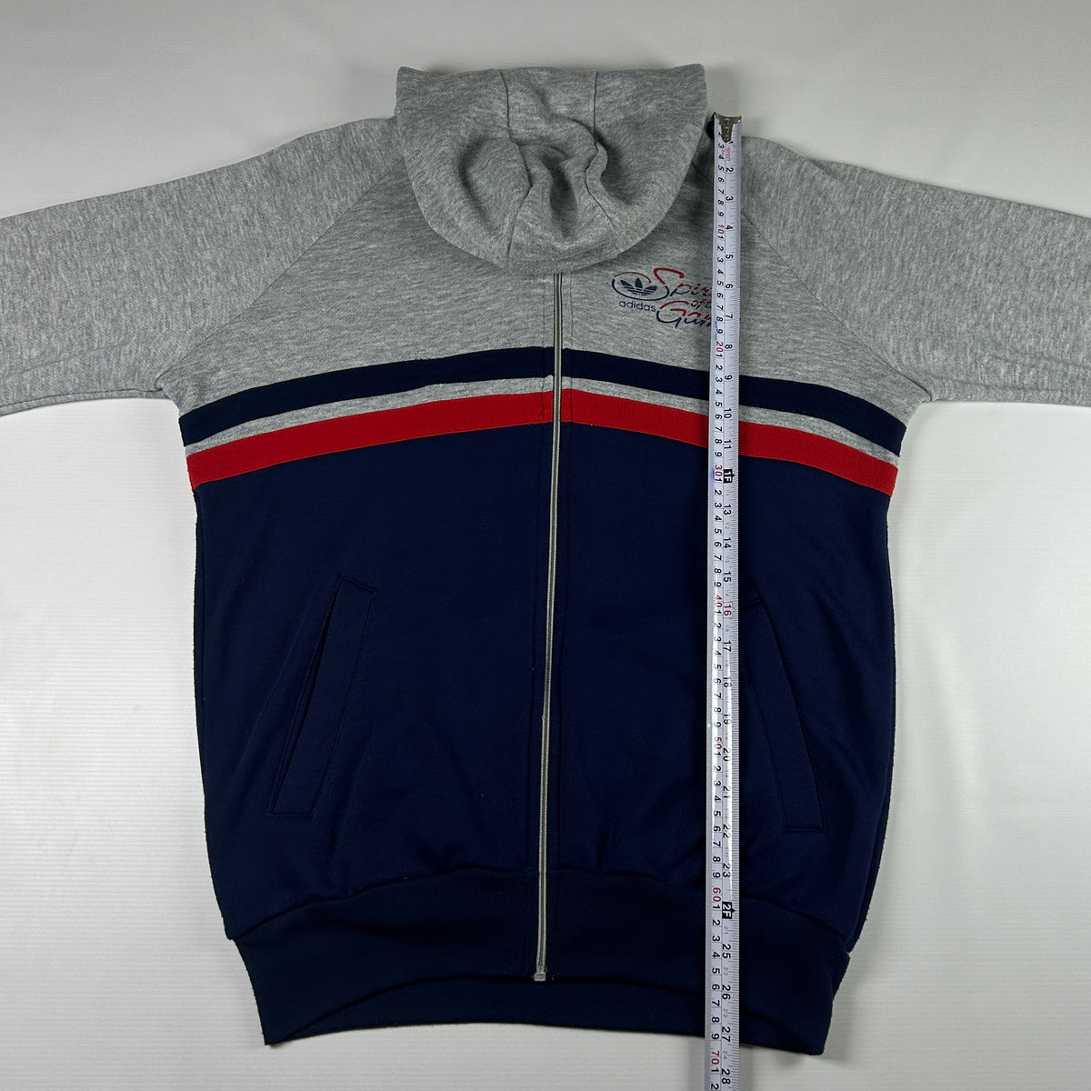 S - 1990's Adidas Spirit of the Games Colorblock Hooded Track Jacket