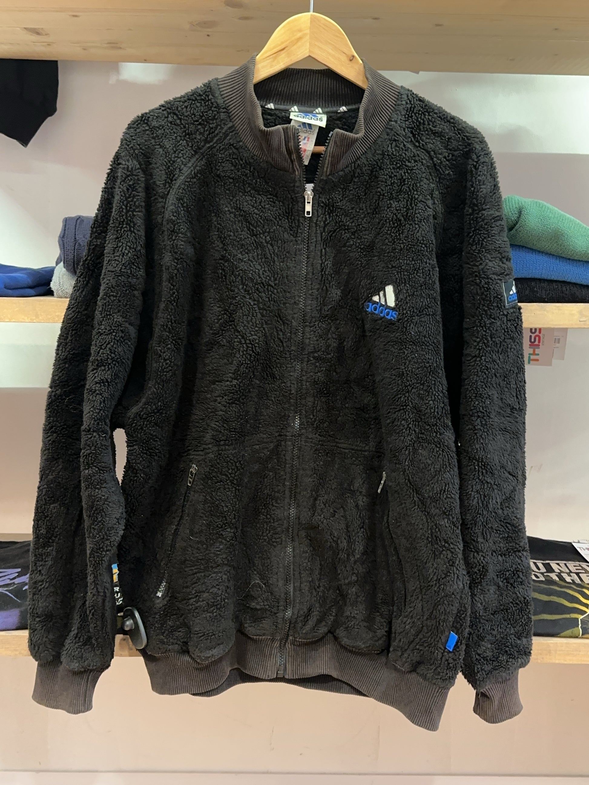 M - Vintage Adidas Fleece Jacket