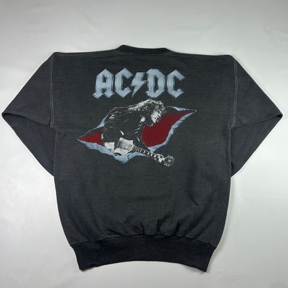 L - 1990's AC/DC Vintage Graphic Crewneck Sweatshirt