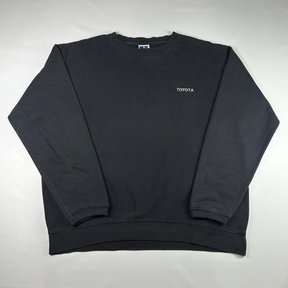 XXL - 1990's Russell Toyota Black Crewneck Sweatshirt