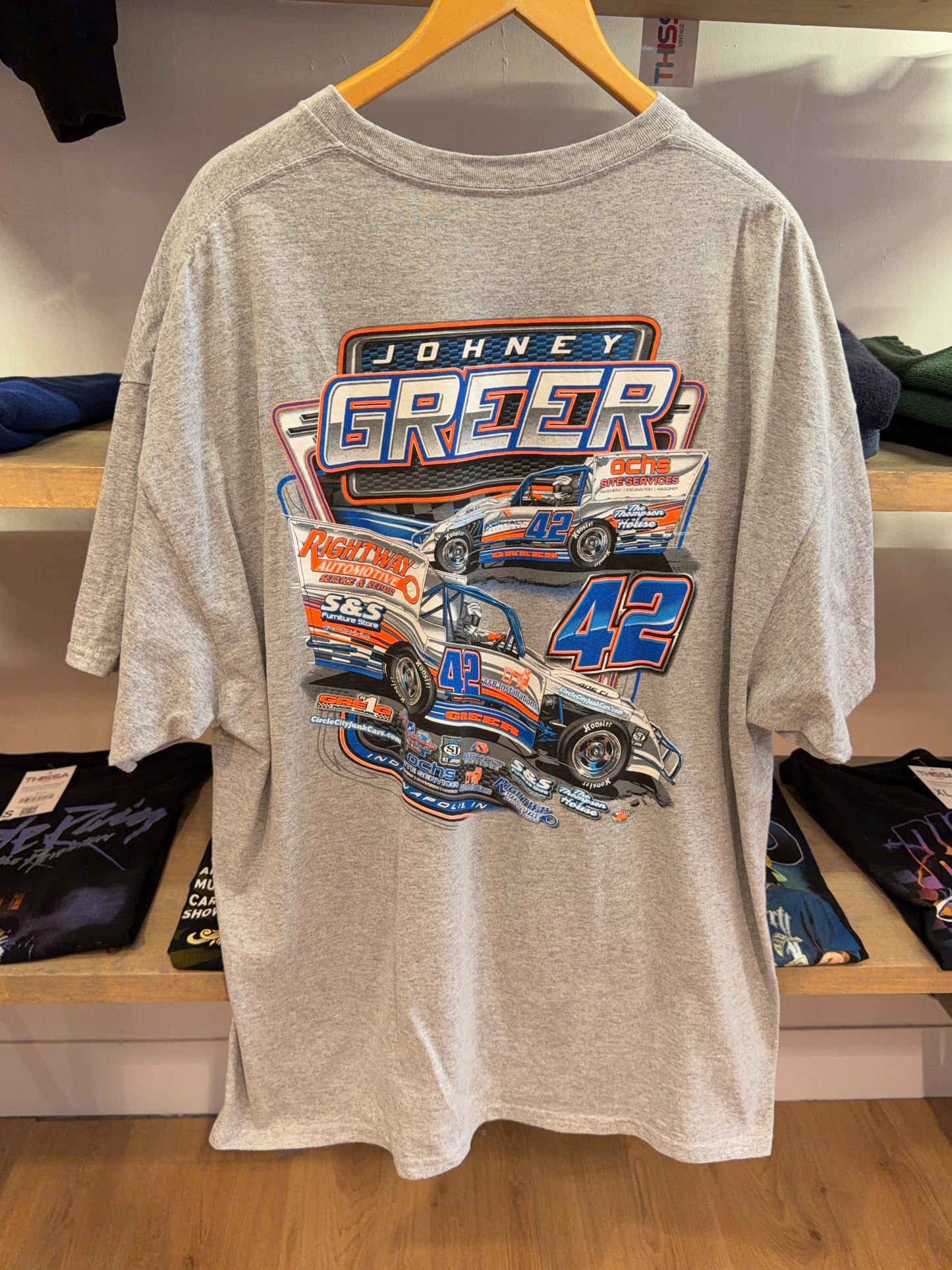 XXL - Johney Greer 42 Heavy Cotton Graphic T-Shirt