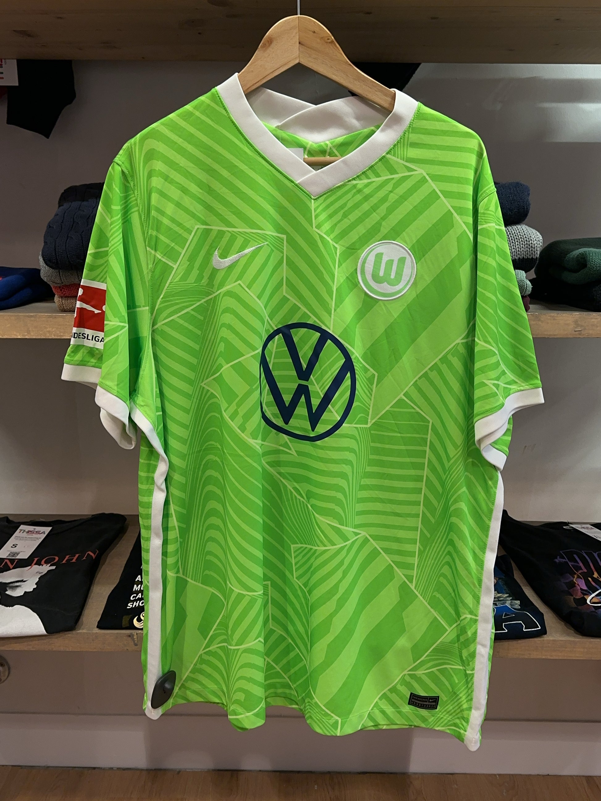 2021-2022 VfL Wolfsburg Nike Home Football Shirt 10 - XXL