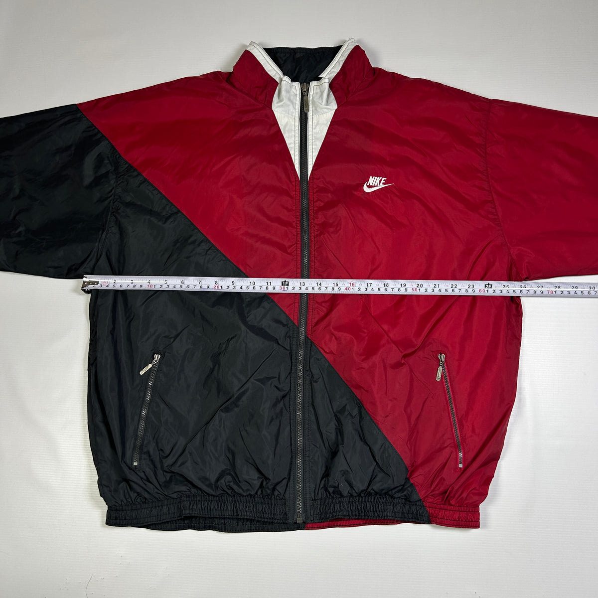 L - Vintage 1990's Nike Big Swoosh Windbreaker Jacket