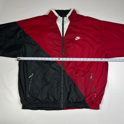L - Vintage 1990's Nike Big Swoosh Windbreaker Jacket