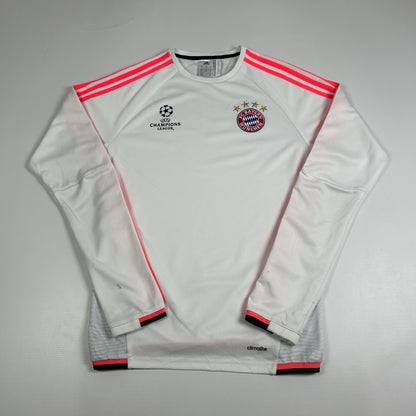 XS - 2015-2016 Adidas FC Bayern Munich Climalite Long Sleeve Training Top