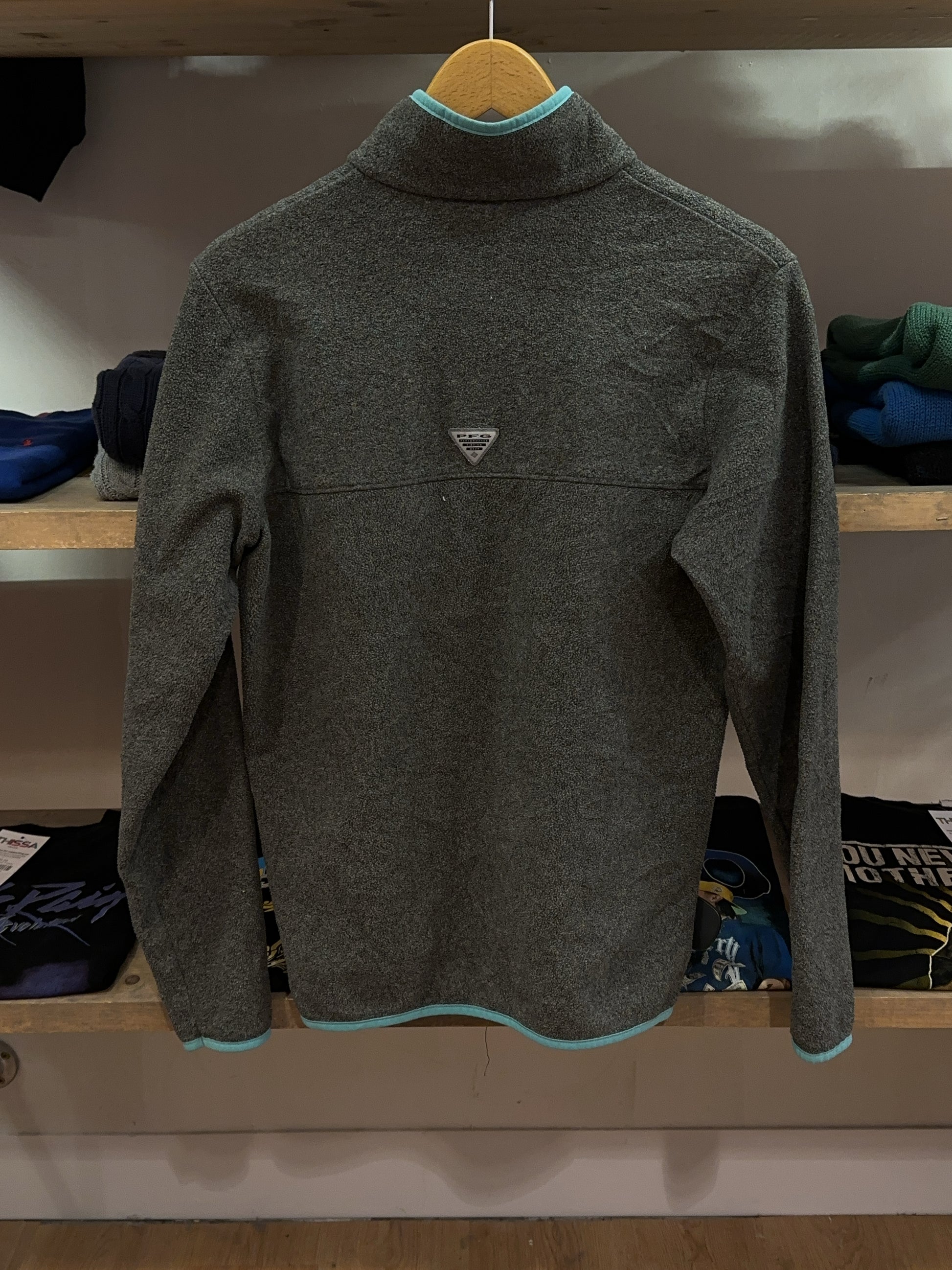 L - Columbia Fleece Quarterzip