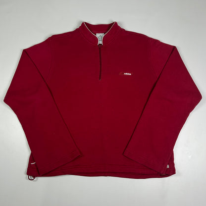 XXS - Vintage 2000's Adidas Quarterzip