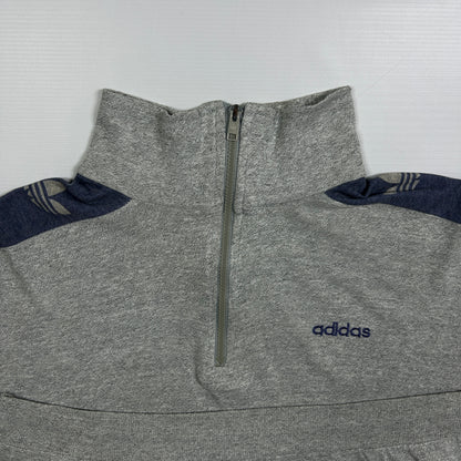 M - Vintage 1970's Adidas Quarterzip