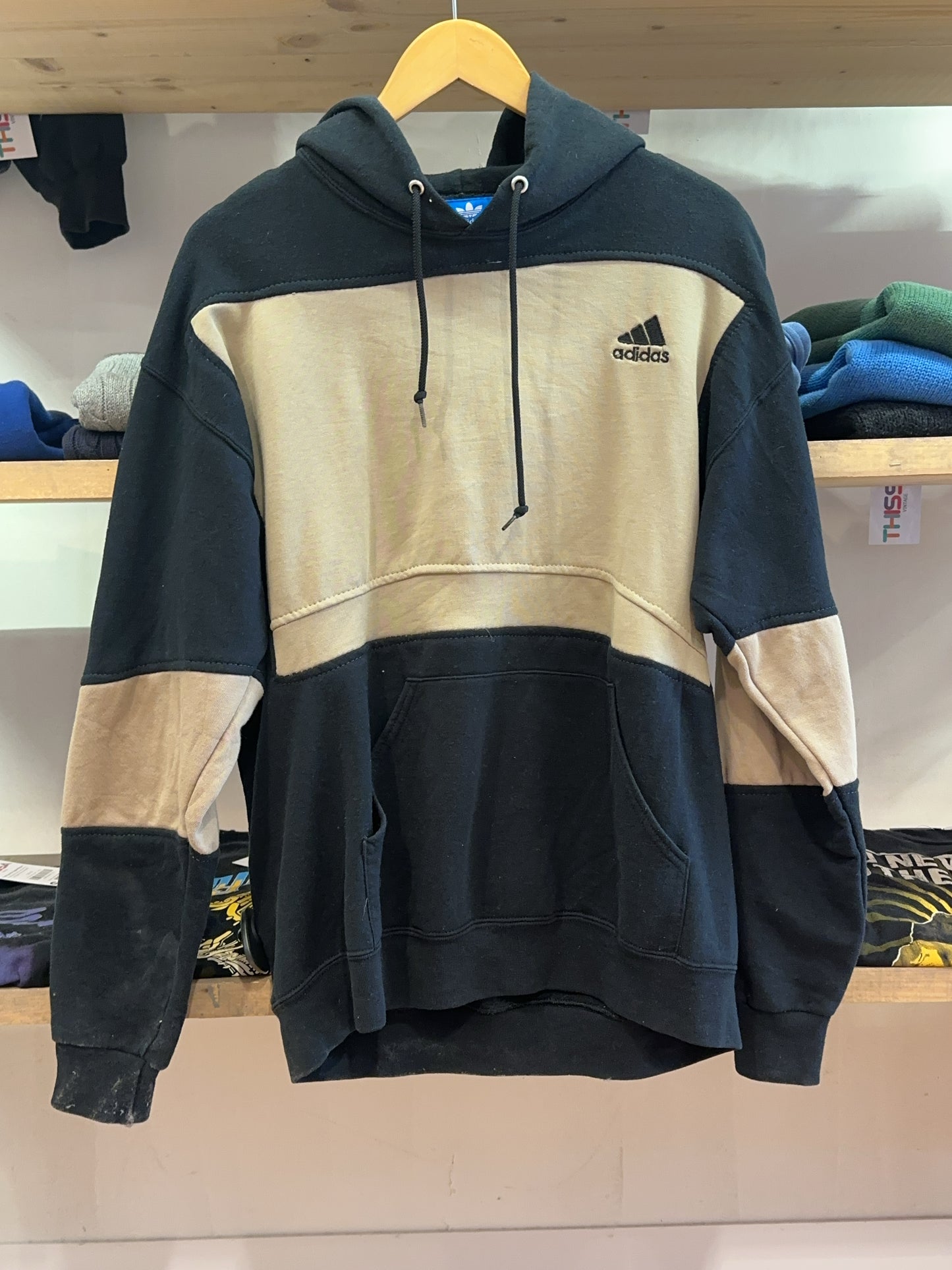 M - Vintage 1990's Adidas Reworked Hoodie
