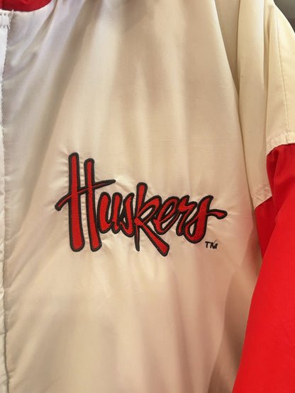 Vintage 1990's Nebraska Huskers Apex One Puffer Jacket - XL