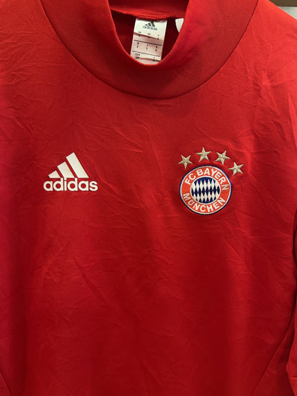 S - 2017-18 Bayern Munich adidas Drill Top Sweatshirt