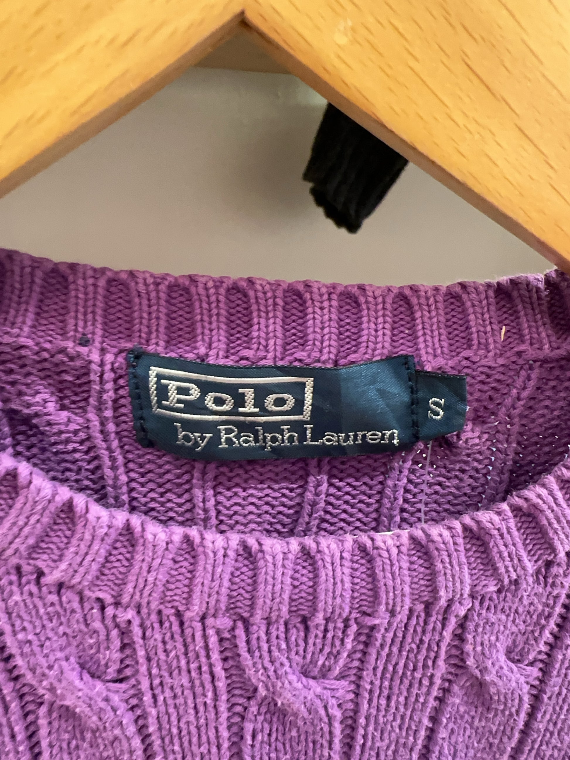 Ralph Lauren Cable Knit - S