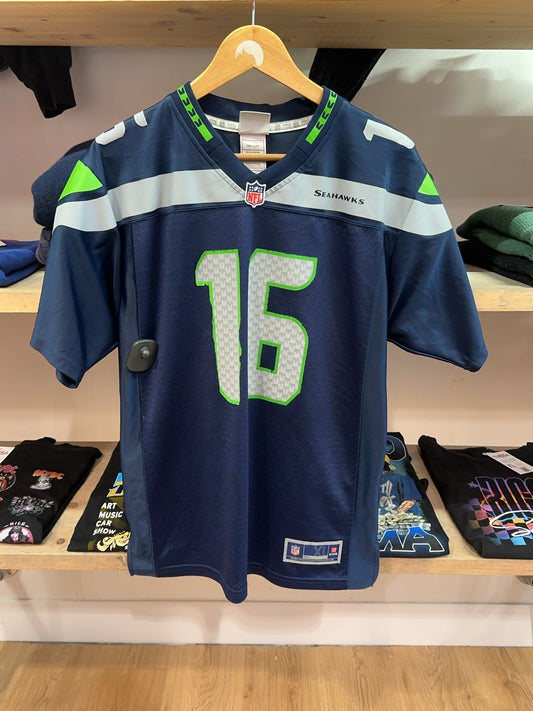 M - 2012 Seattle Seahawks NFL Home Football Shirt Lockett #16