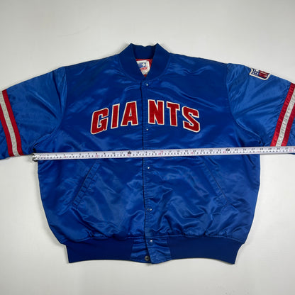 XL - 1980's New York Giants Starter Satin Bomber Jacket