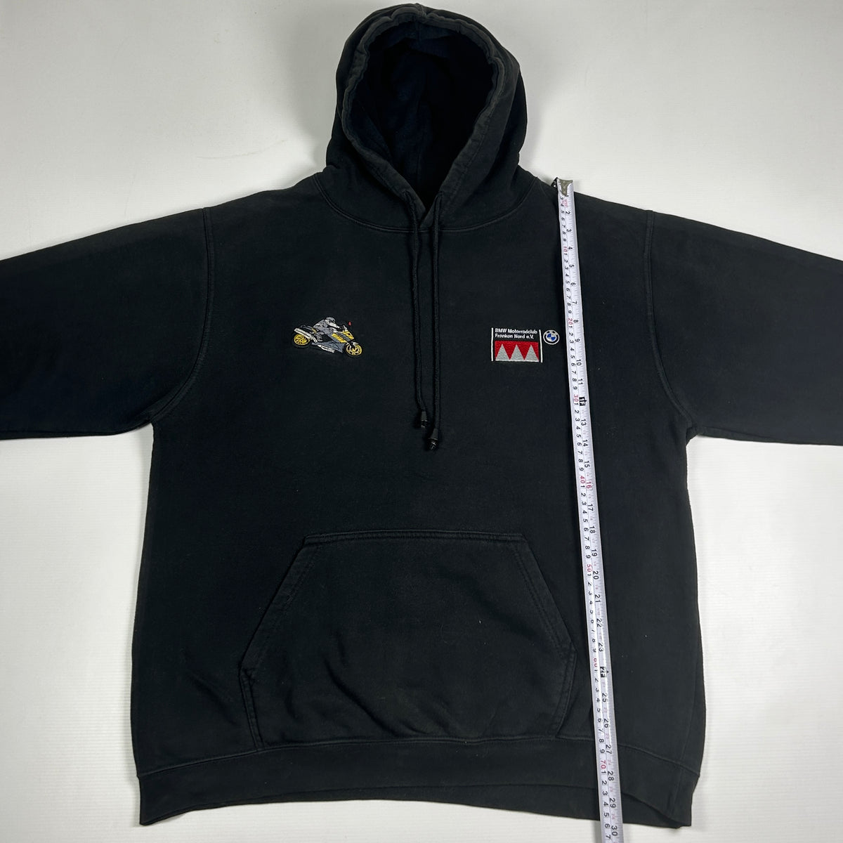 XL - Vintage 2010's BMW Motorradclub Franken Nord e.V. Hooded Sweatshirt