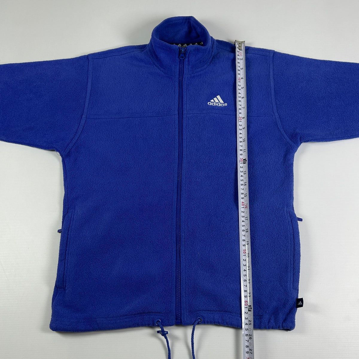 S - 1990's Adidas Fleece Full-Zip